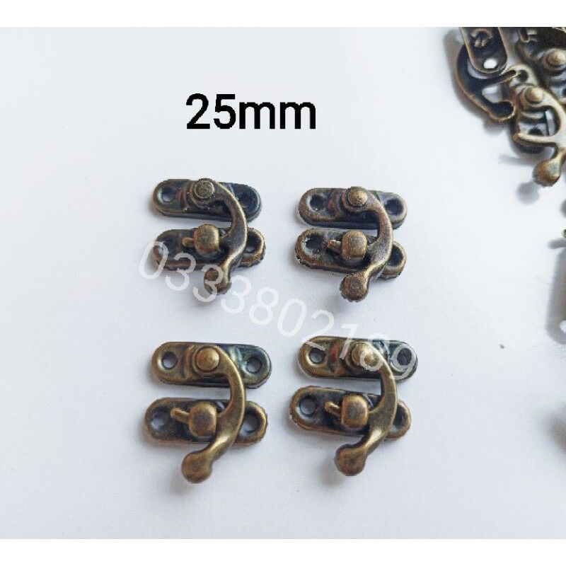 Khóa chốt hộp gỗ (Tặng kèm vít) (10 cái)