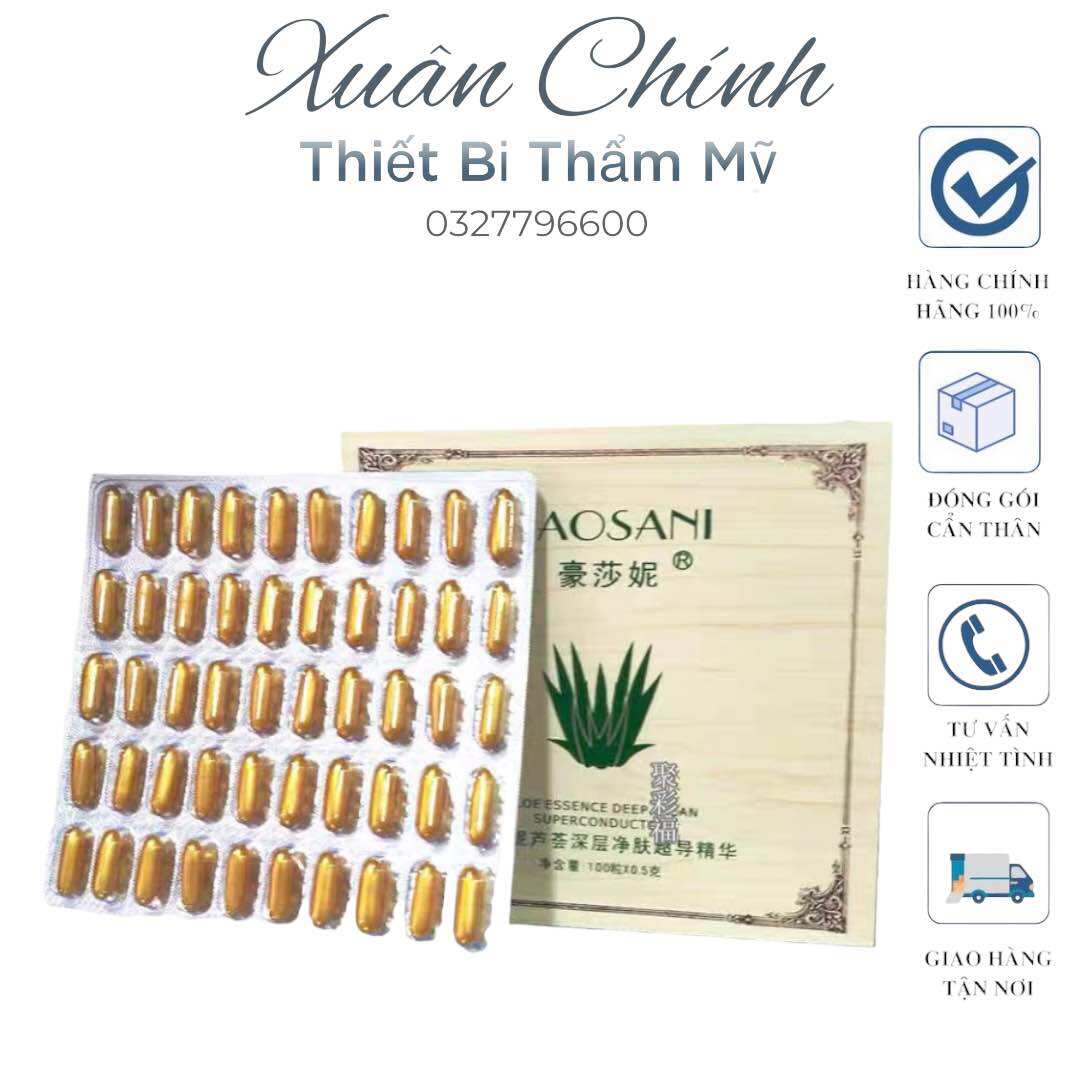 Viên thải chì , viên tẩy chì haosani 100 viên