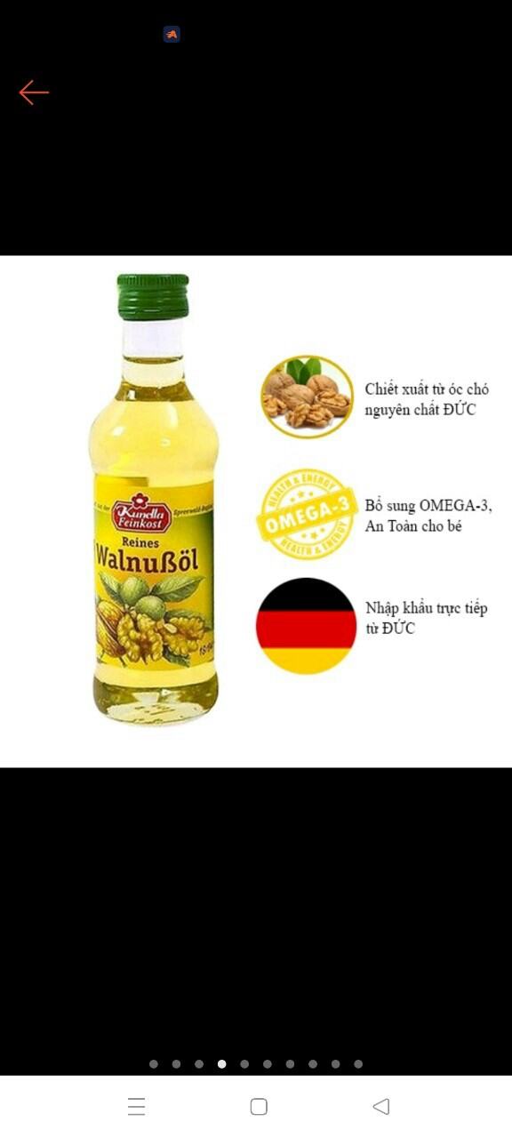 Dầu óc chó Đức 100ml