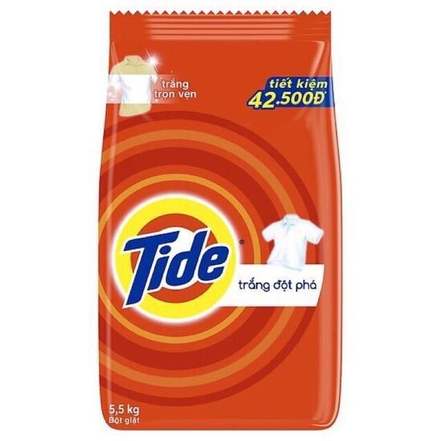 Bột giặt Tide5.3ky trắng đột phá