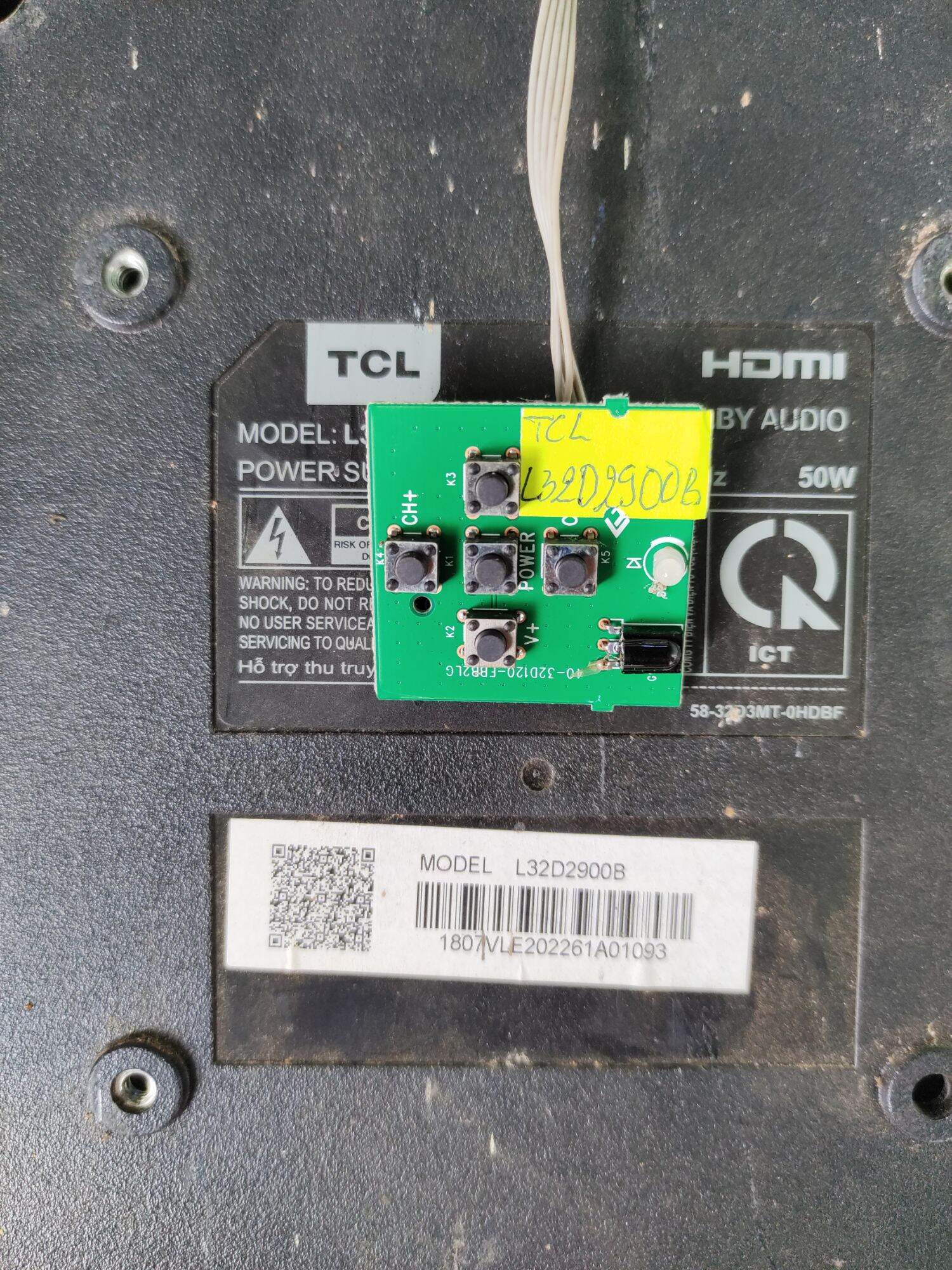 Bo mạch , cáp , loa Tivi TCL L32D2900B