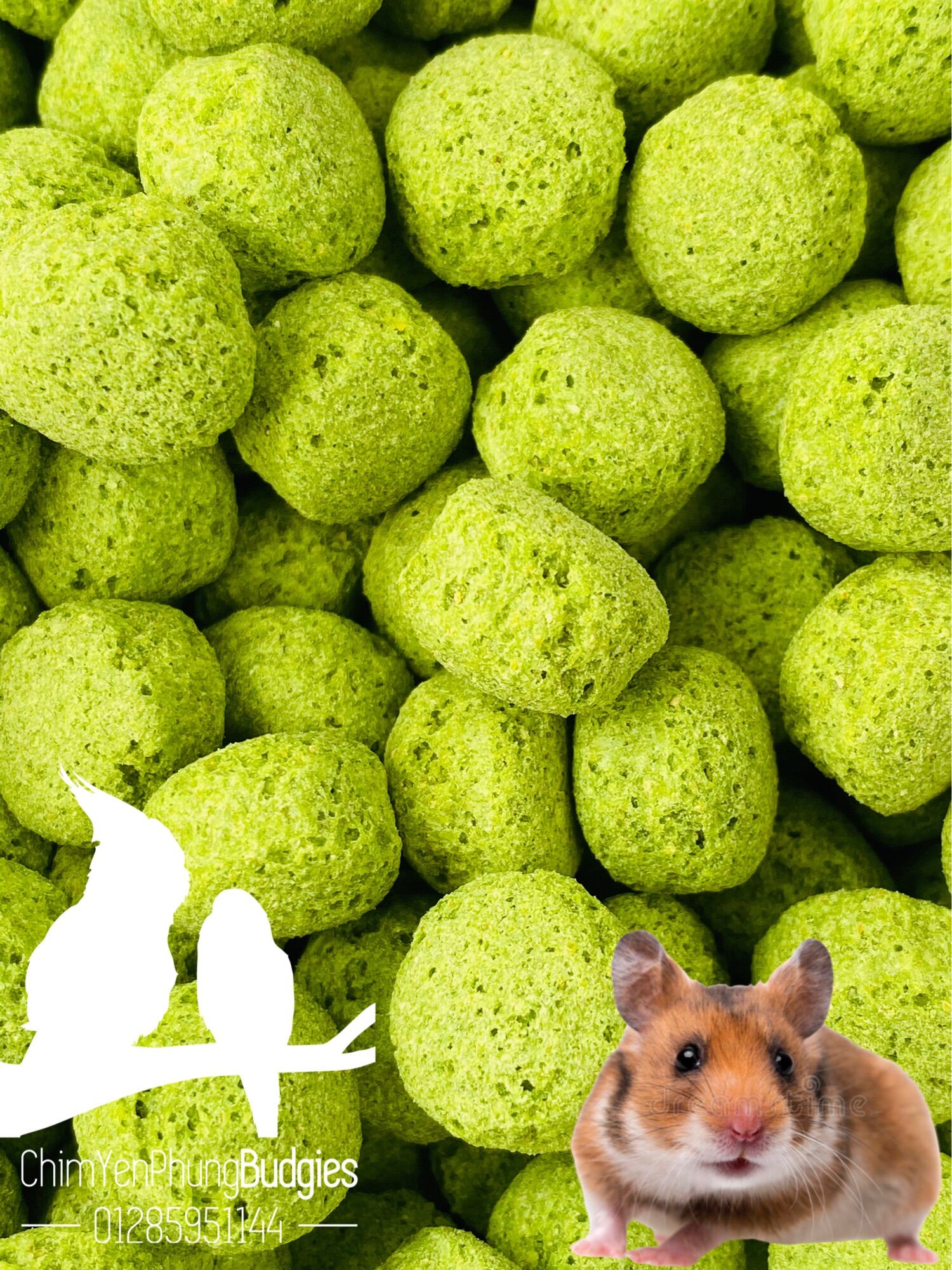 500g bánh rau củ (bánh mài răng) cho Hamster và thú gặm nhắm.