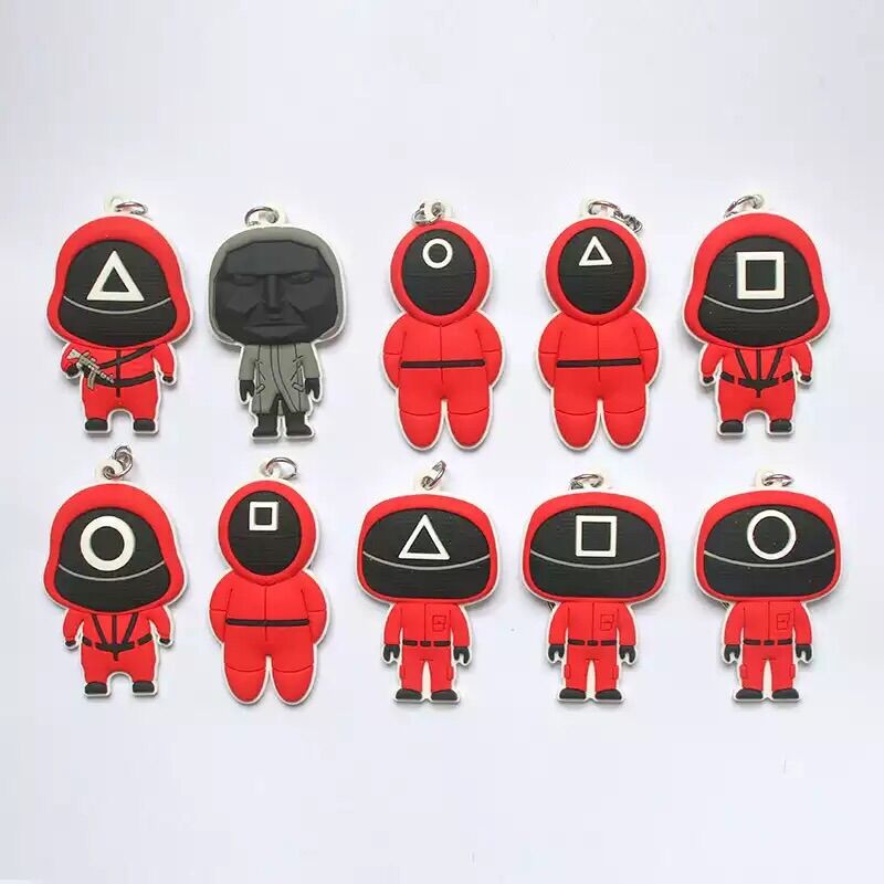 HOT Móc khoá Squid game trò chơi con mực