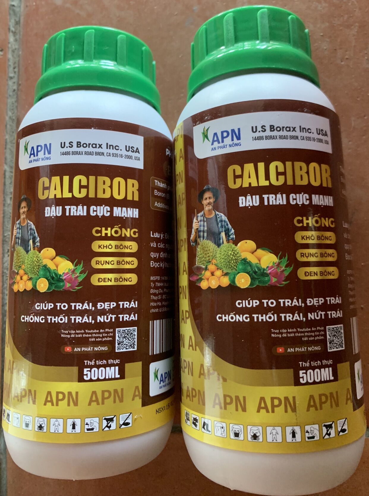 1 chai Calcibor 500ml của An phát nông