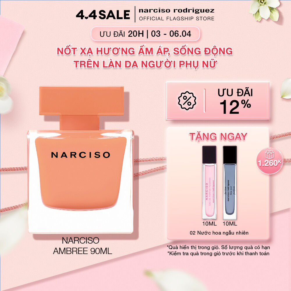 Nước Hoa nữ Narciso Rodriguez Narciso Eau De Parfum Ambrée 90ml