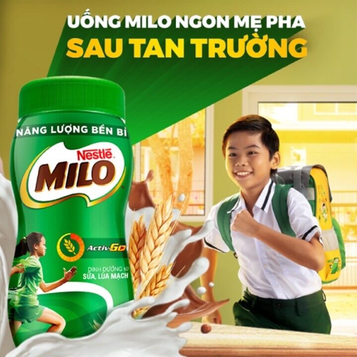 BỘT CACAO MILO HŨ 400G - NESTLÉ
