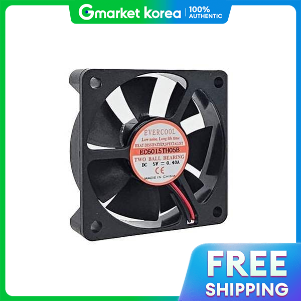 Evercool Dc 5V 60mm Case Fan Cooler 15t Ec6015Th05B-2P 60mm Cooler Case Cooler System Cooler Giá 683,250 Đồng*Miễn phí vận chuyển