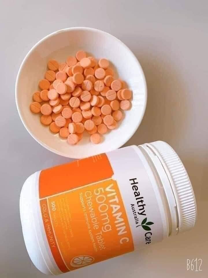 🍊🍊 𝑽𝑰𝑬̂𝑵 𝑵𝑮𝑨̣̂𝑴 𝑽𝑰𝑻𝑨𝑴𝑰𝑵 𝑪 𝑯𝑬𝑨𝑳𝑻𝑯𝒀𝑪𝑨𝑹𝑬 500𝒎𝒈 🍊Hộp 500v - Date 2024