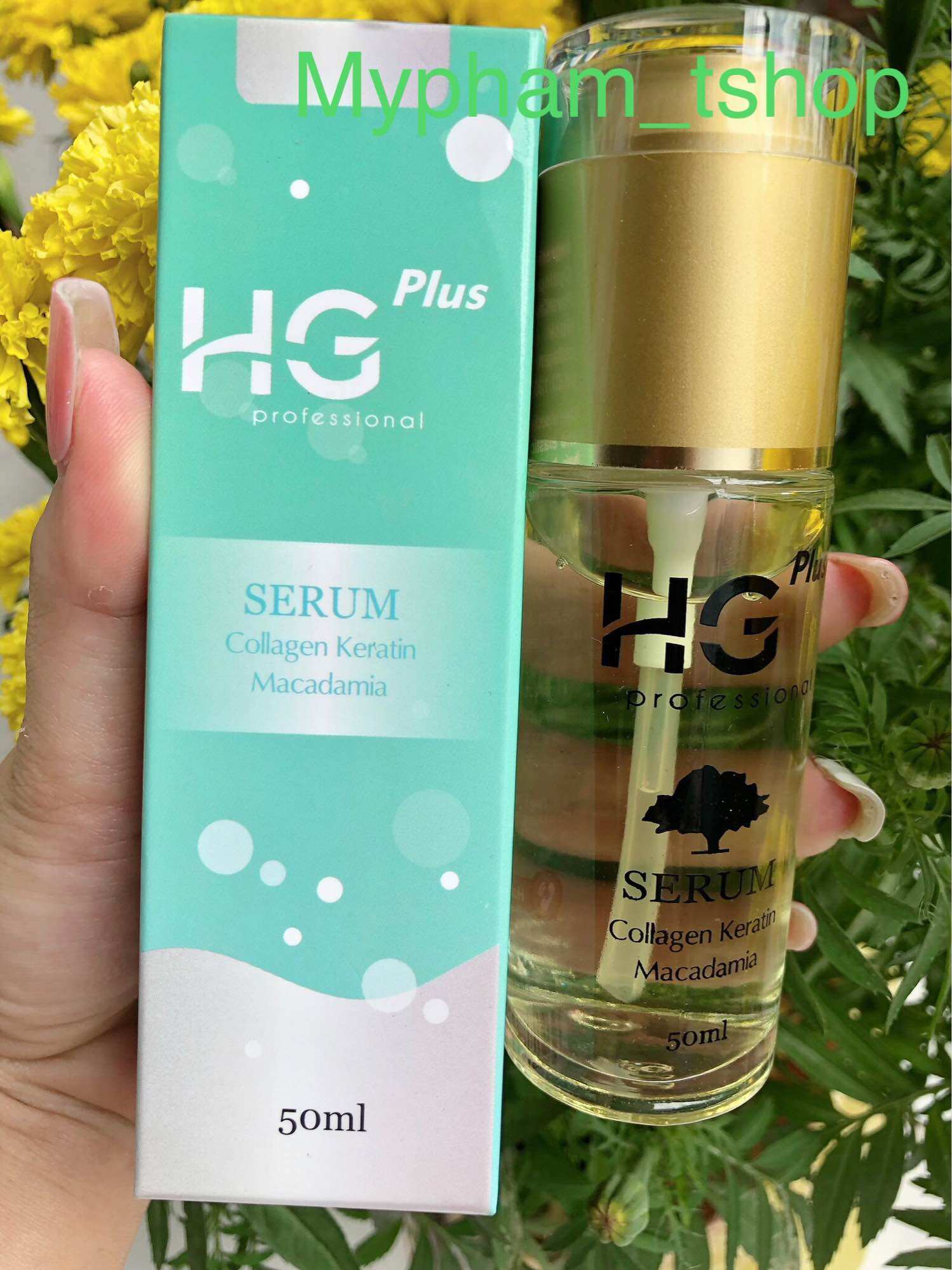 Serum Dưỡng Tóc HG Collagen Keratin Macadamia ,50ml