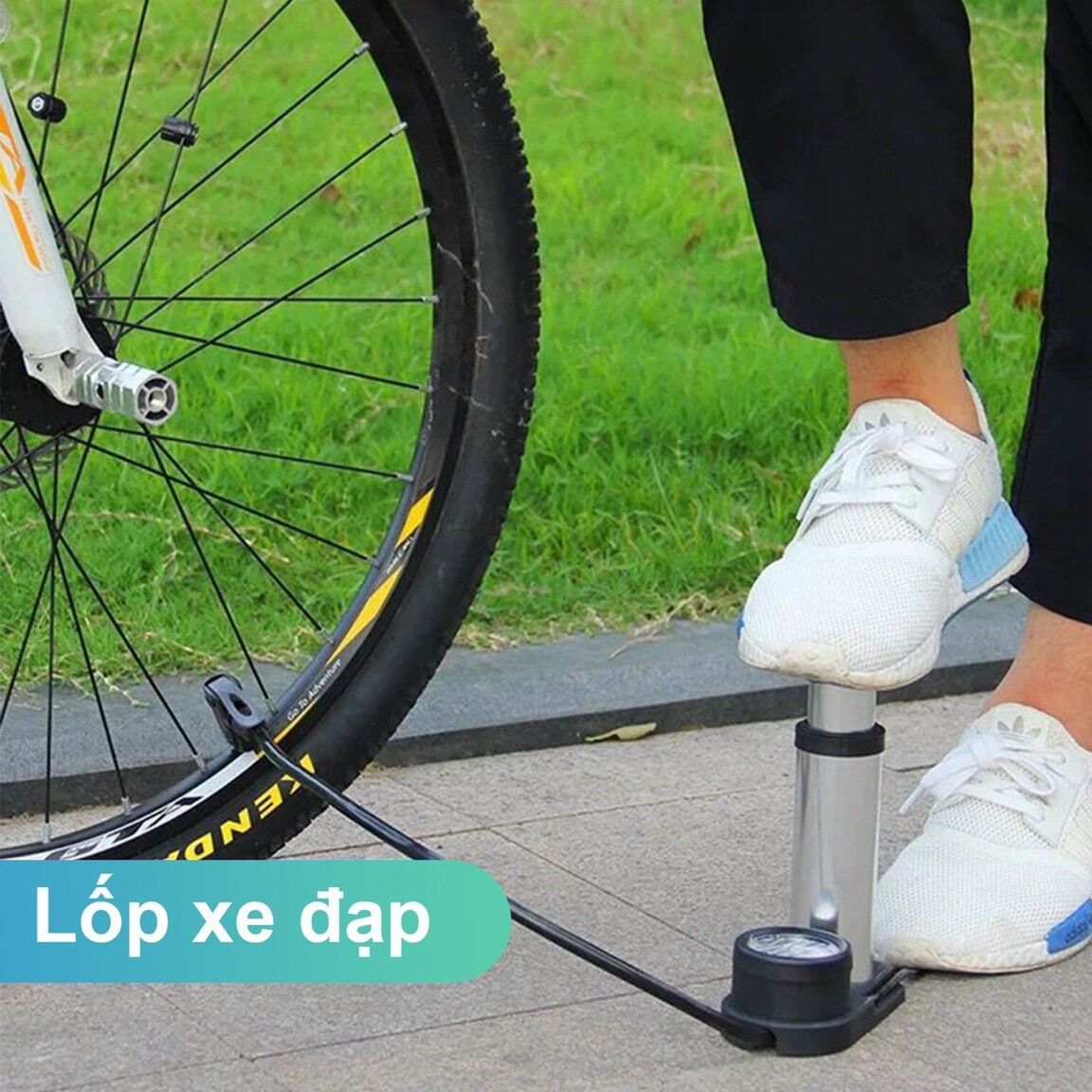[HCM] Máy bơm xe đạp, xe máy, ô tô đa năng ✅