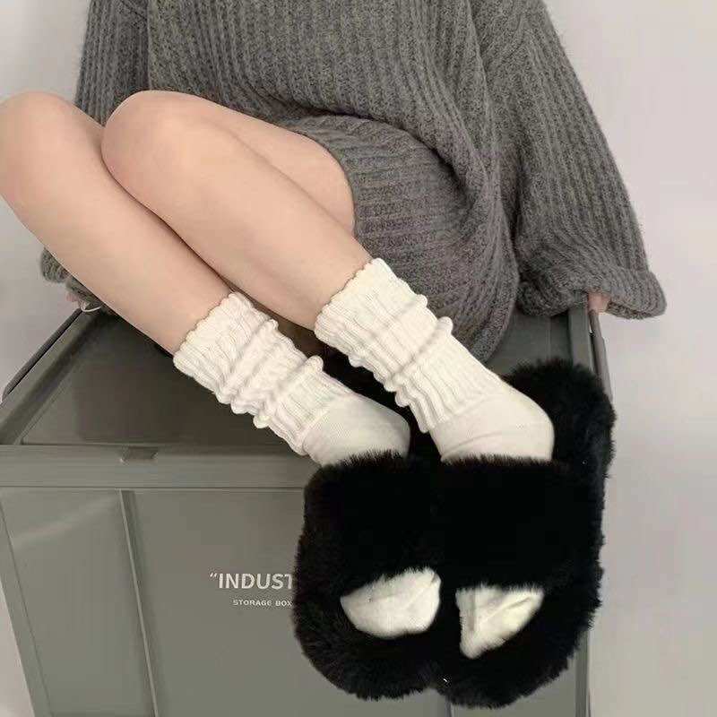 Tất vớ dày cổ cao nữ phong cách Nhật Bản