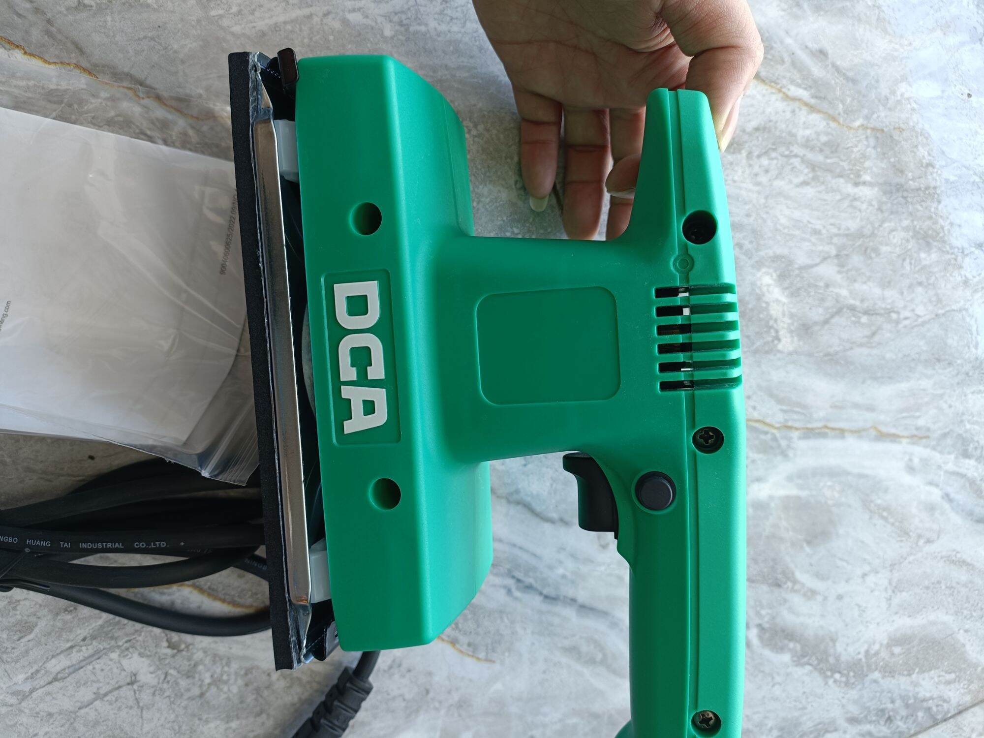 Máy chà nhám rung chữ nhật DCA ASB185