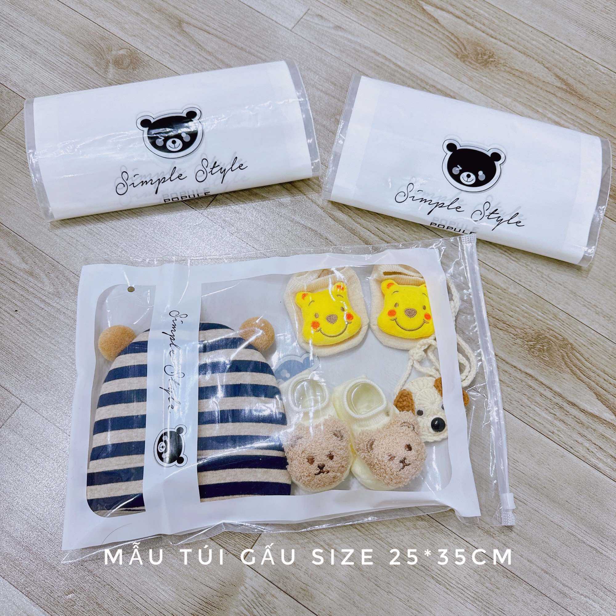 Combo 5 Túi zip đựng đồ đi sinh cho mẹ và bé