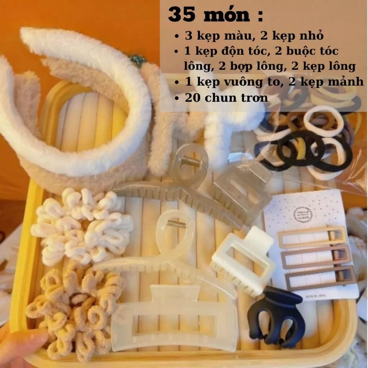 Set phụ kiện tóc nhiều món