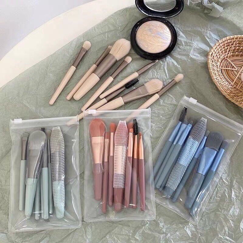 SET CỌ 8 MÓN TÚI ZIP SIÊU ĐÁNG YÊU