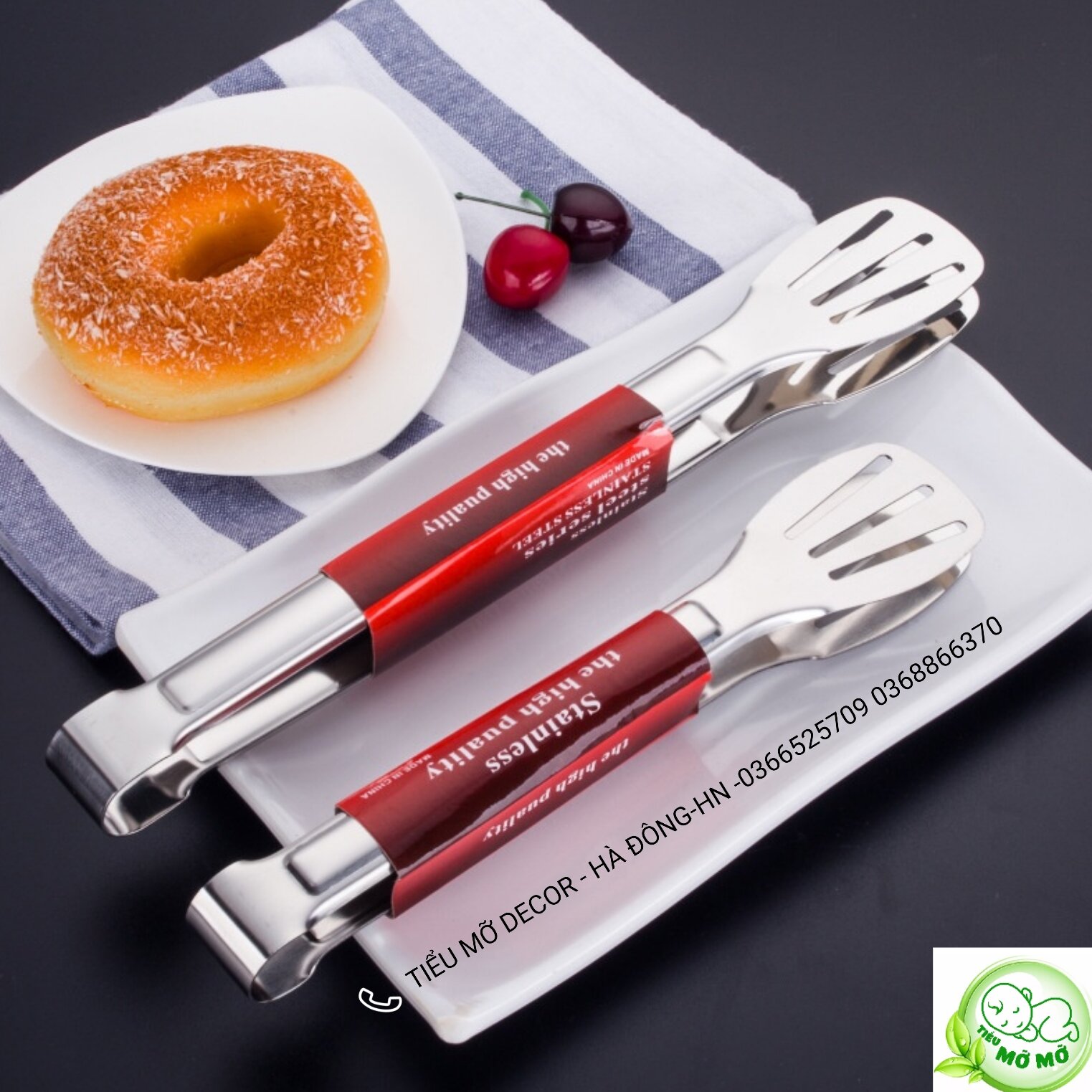 Kẹp Gắp Thức Ăn, Đồ Nướng, Chiên Rán INOX