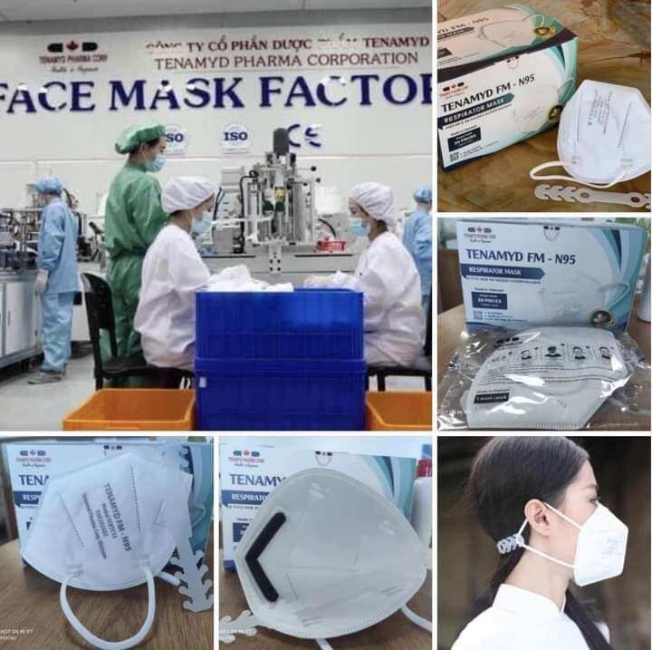 Khẩu trang N95 Tenamyd FM N95 chính hãng cao cấp