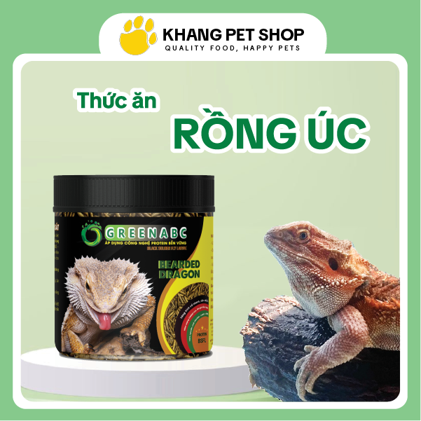 Thức ăn bò sát cho rồng úc, rồng râu - bearded dragon
