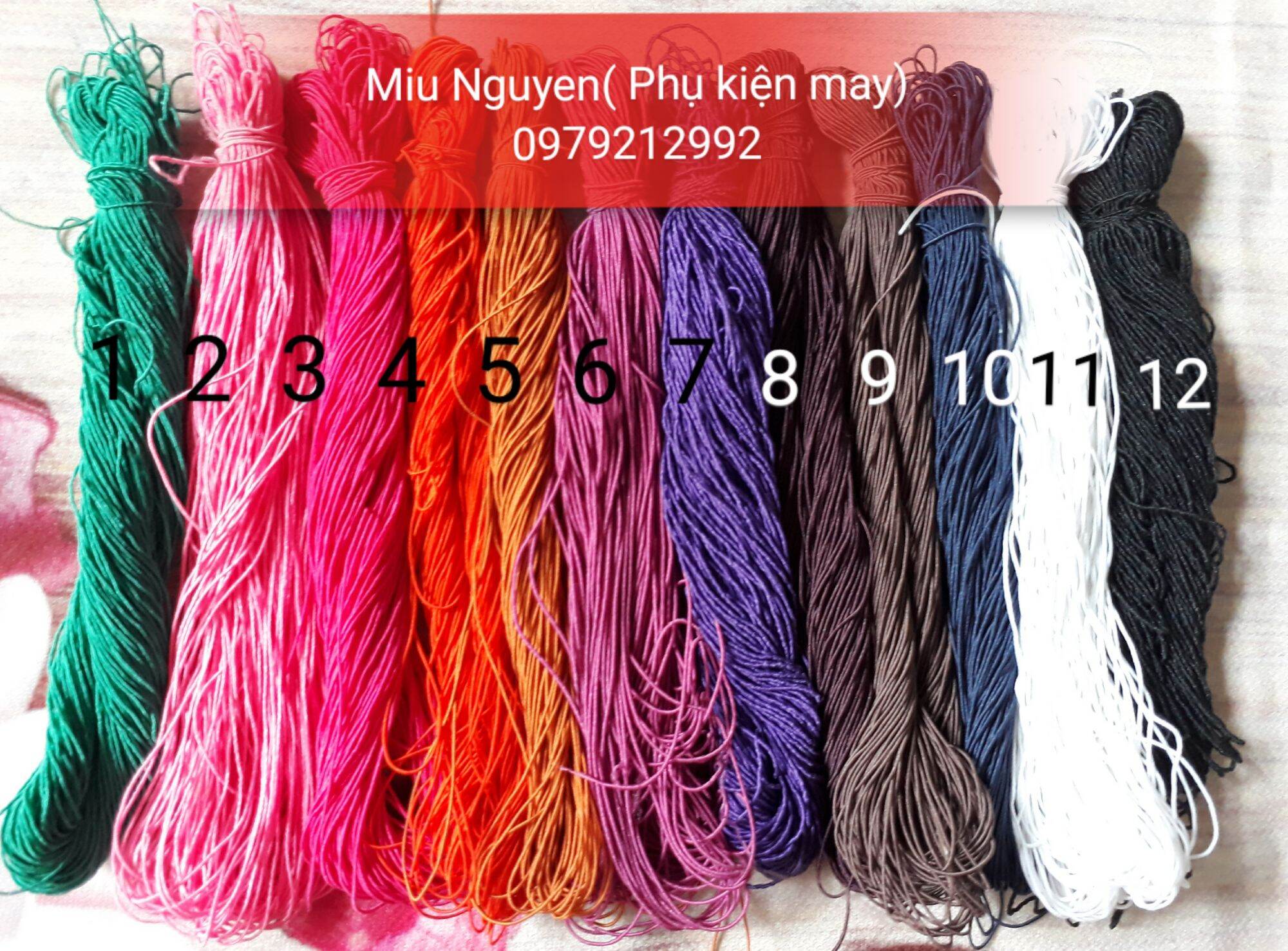 Chỉ chun may nhún cuộn 50m