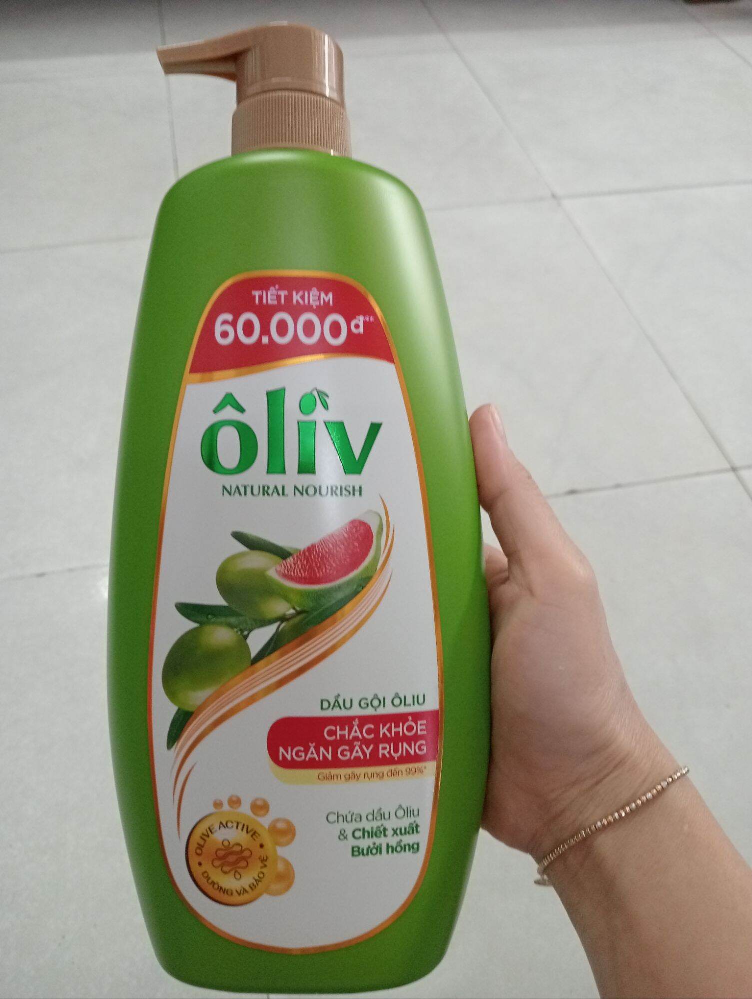 Dầu gội ôliu chắc khỏe,bồng bềnh 1 lít