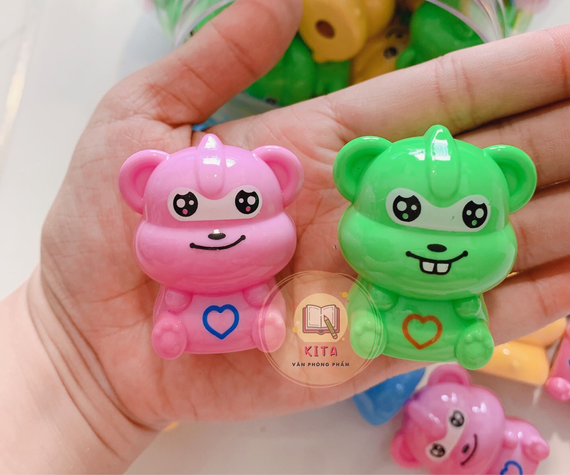 Gọt bút chì hình con chuột (giao màu ngẫu nhiên)