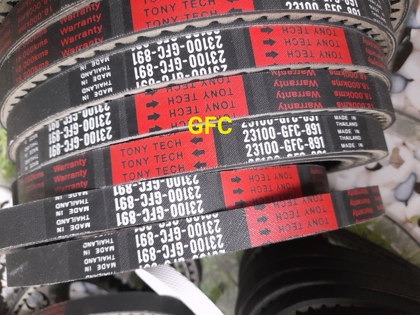 Dây coroa xe honda today size 23100-GFC