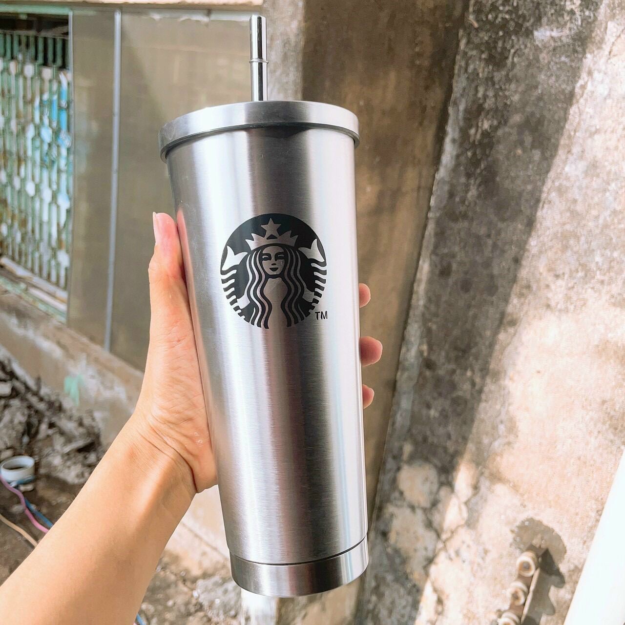 Ly giữ nhiệt STARBUCKS SS DW Siren Matte To Go màu Black