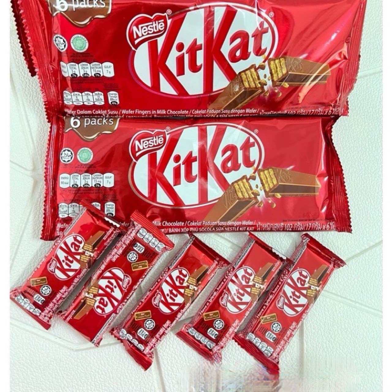 KitKat Socola Nestle 17g  1 Thanh