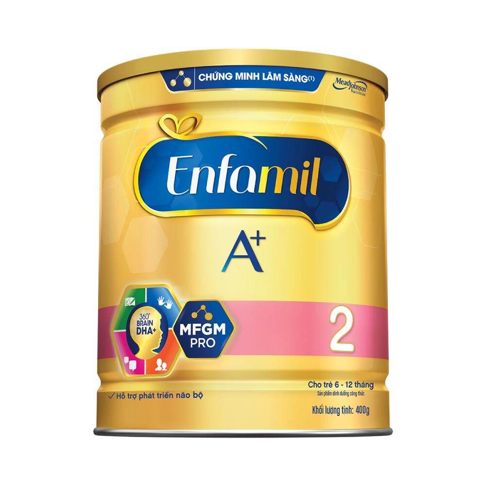 Sữa bột Enfamil A+ 2 400g dành cho bé 6-12 tháng