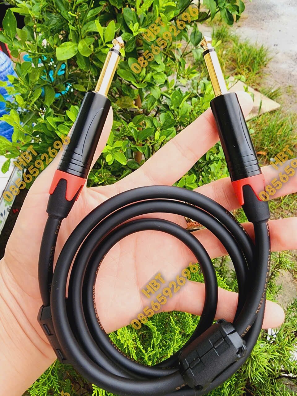 Dây tín hiệu jack 2 đầu 6ly dài 1m