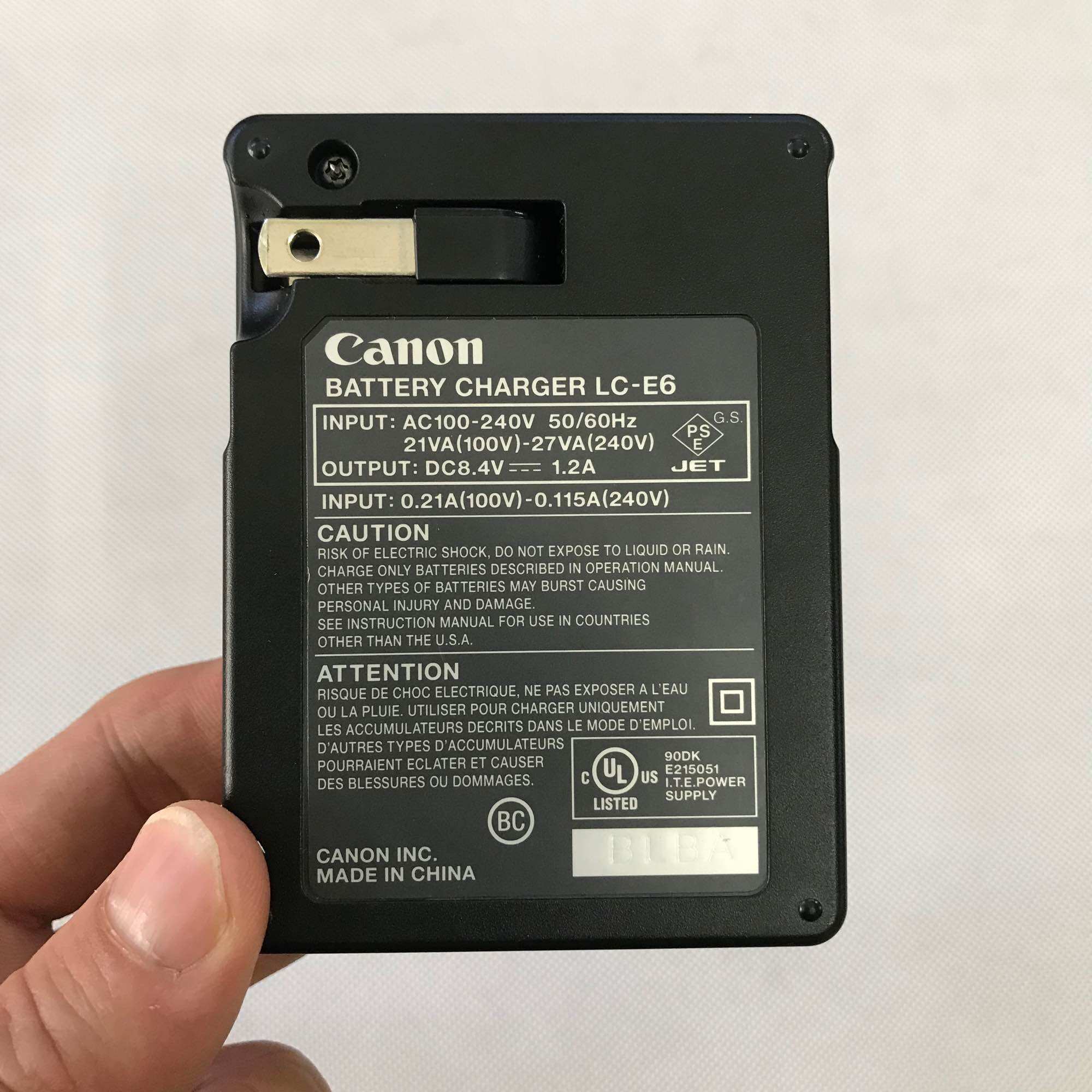 SẠC PIN CANON LP-E6 HÀNG ZIN, BÓC MÁY 100%
