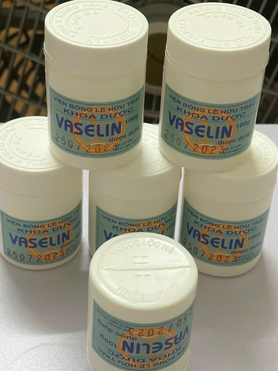 Kem nẻ Vaseline viện bỏng