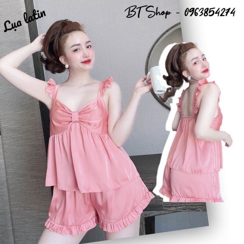 Sét bộ đùi lụa tay cánh tiên.