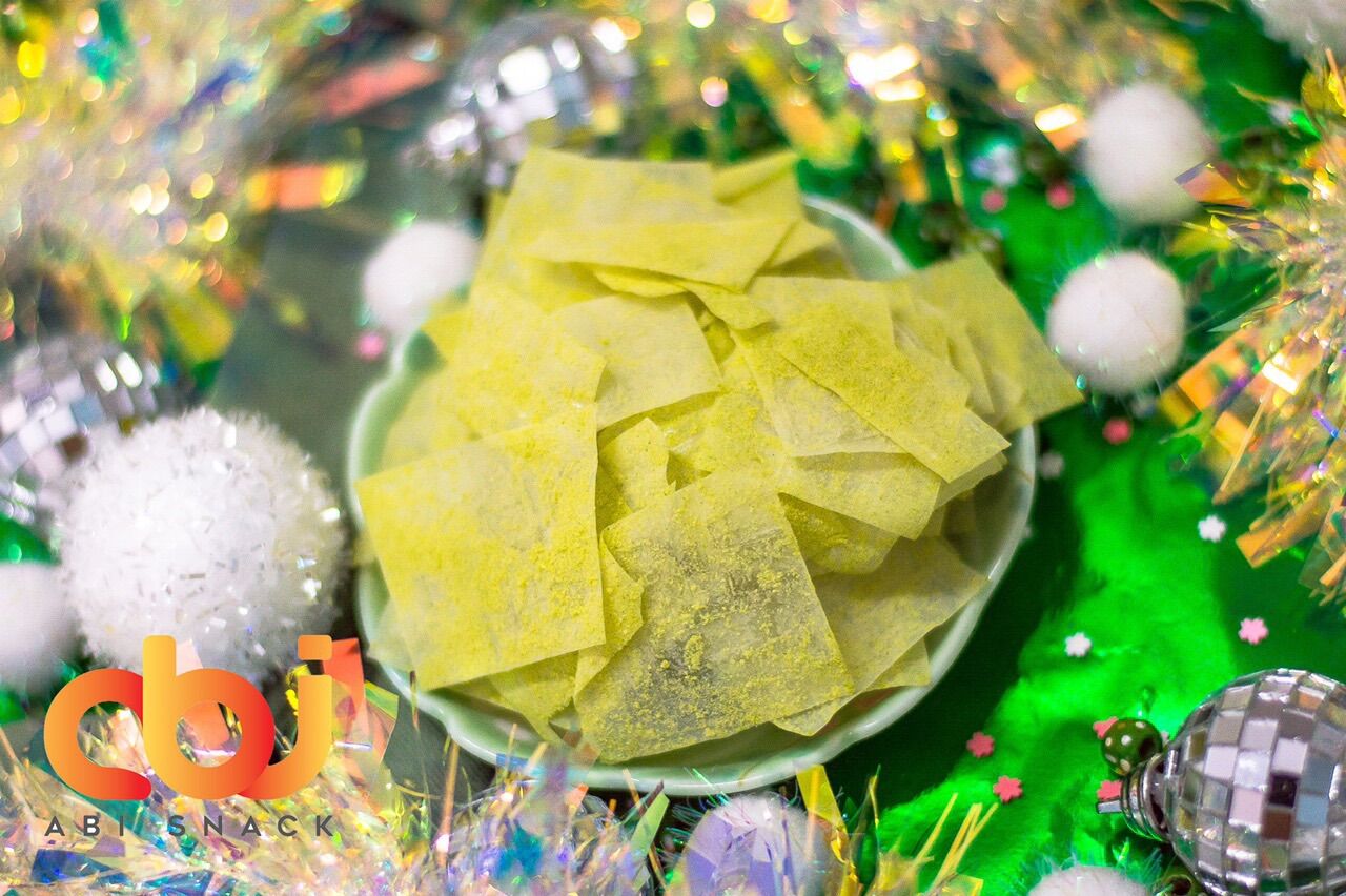[ ABI_SNACK ] BÁNH TRÁNG VỊ TRÀ XANH