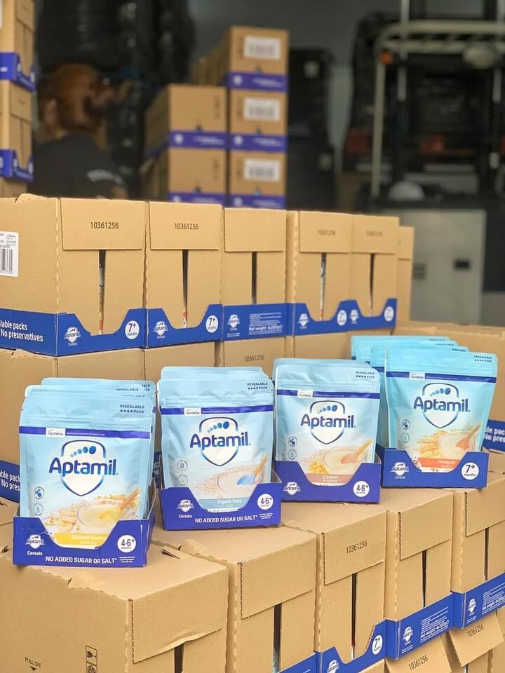 [ Date 08/2024-2025]Bột ăn dặm Aptamil từ Anh Quốc cho bé từ 4 tháng