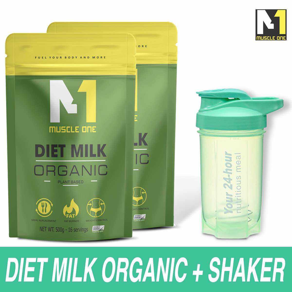 Sữa Giảm Cân -Thay Thế Bữa Ăn - Gỉam Mỡ Diet Milk M1 - 100% Organic- 2 túi