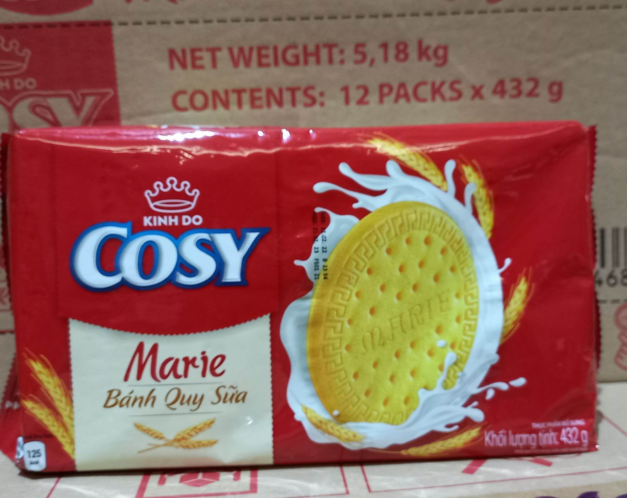 Bánh Quy Cosy Marie Sữa 432gam