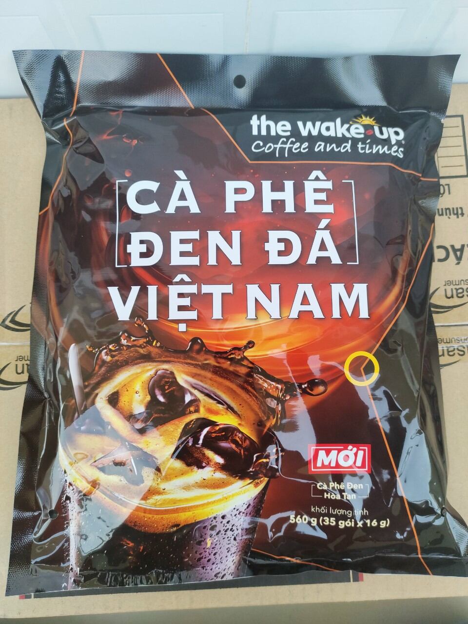 Cà Phê Đen Đá Việt Nam Thơm Ngon Đậm Vị (35gói x 16gram)