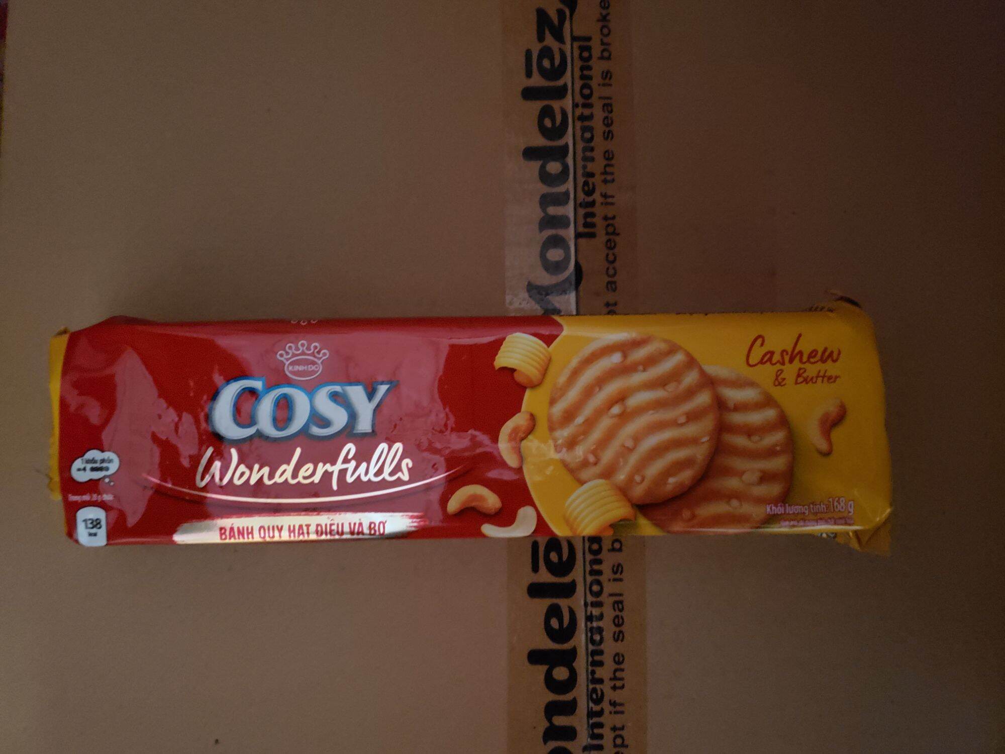 [HCM]Bánh Cosy hạt điều 168g