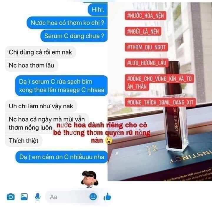 Nước hoa vùng kín Basic Instinc Briar
