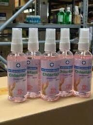 CHAI XỊT RỬA TAY KHÔ KHÁNG KHUẨN CHLORFAST 100ml