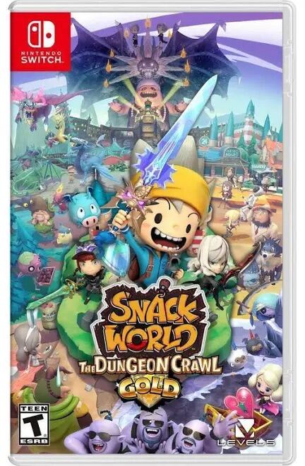 Đĩa game nintendo switch : Snack World The Dungeon Crawl-like new