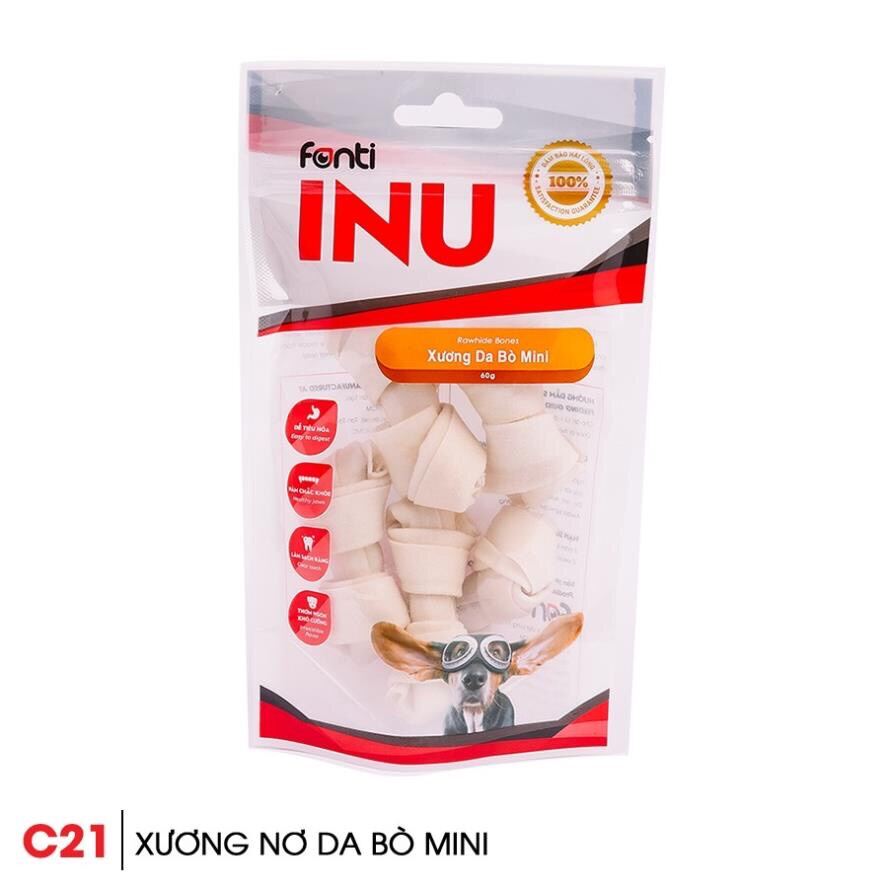 Xương gặm dạ bò bơ mini c21 dành cho chó