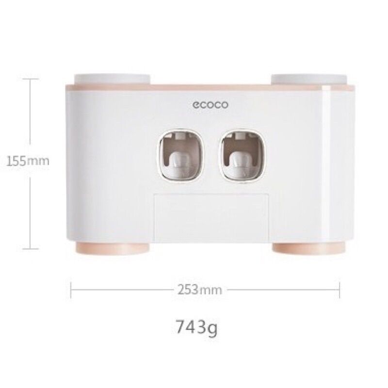 Bộ Nhả Kem Đánh Răng Ecoco Thông Minh Tự Động