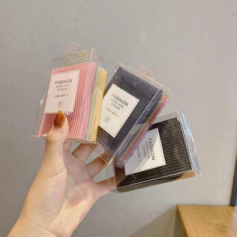 Miếng dán tóc mái giữ tóc trang điểm set 10 miếng