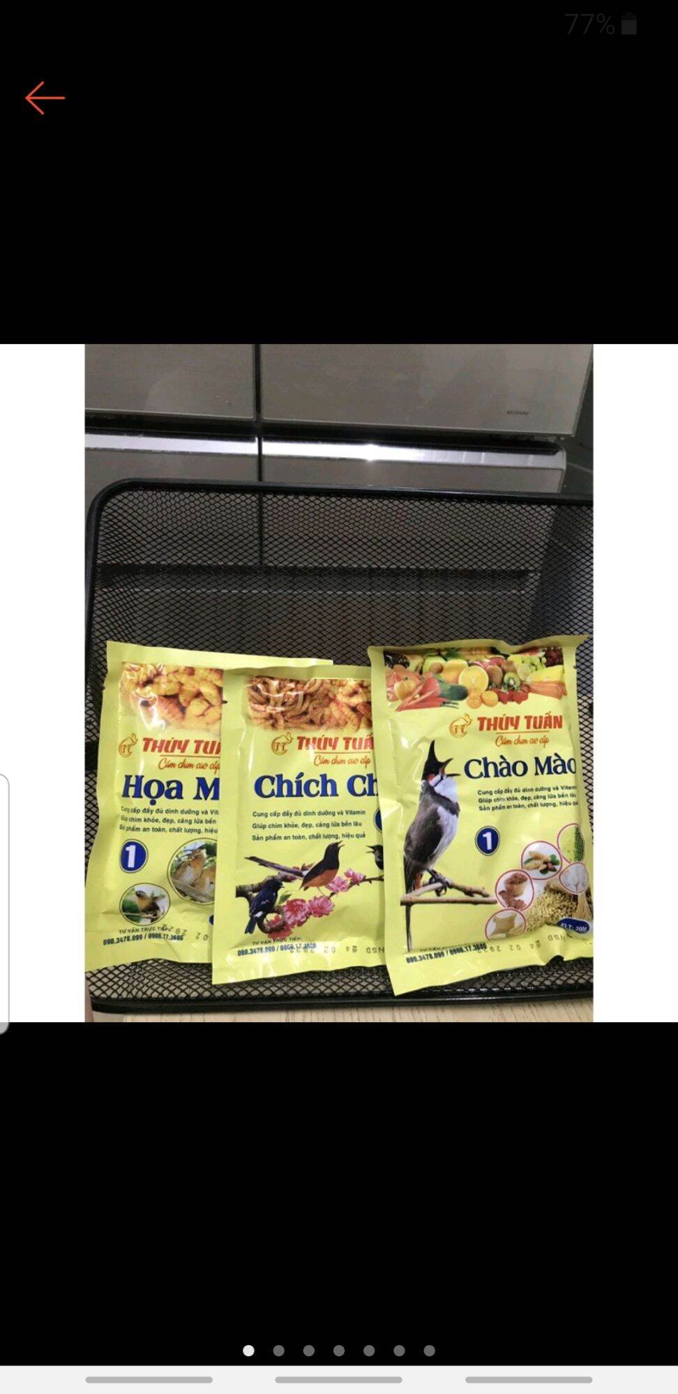 cám chim các loại cao cấp