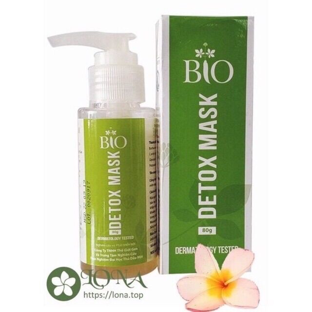 “chính hãng” mặt nạ thải độc bio detox mask 80g