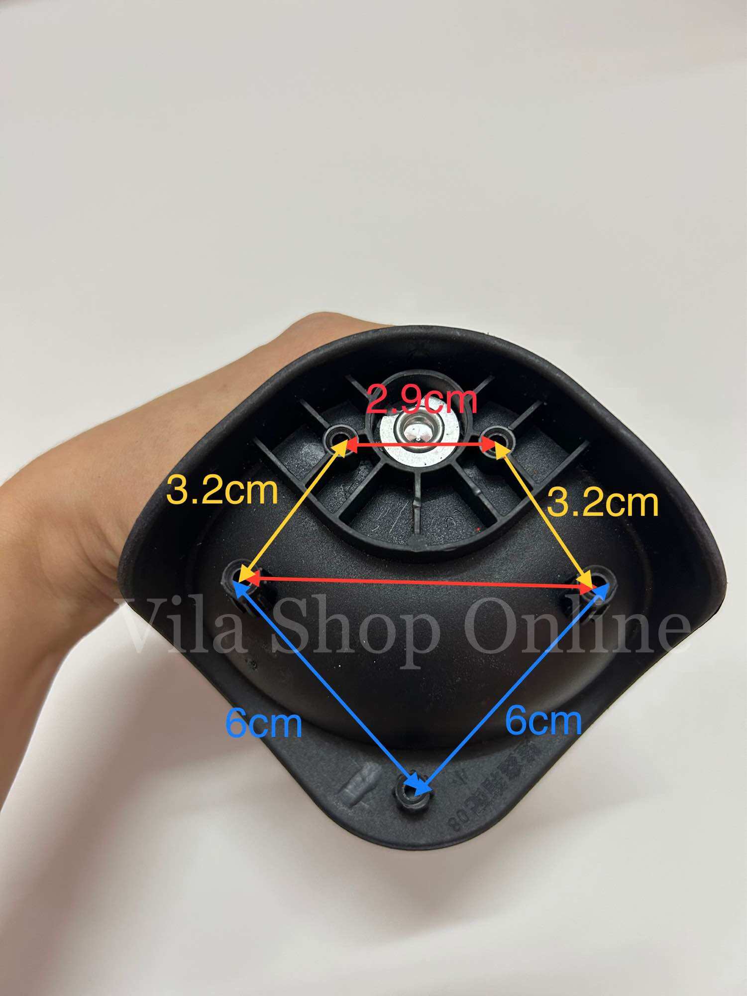 Bánh xe xoay thay thế cho vali