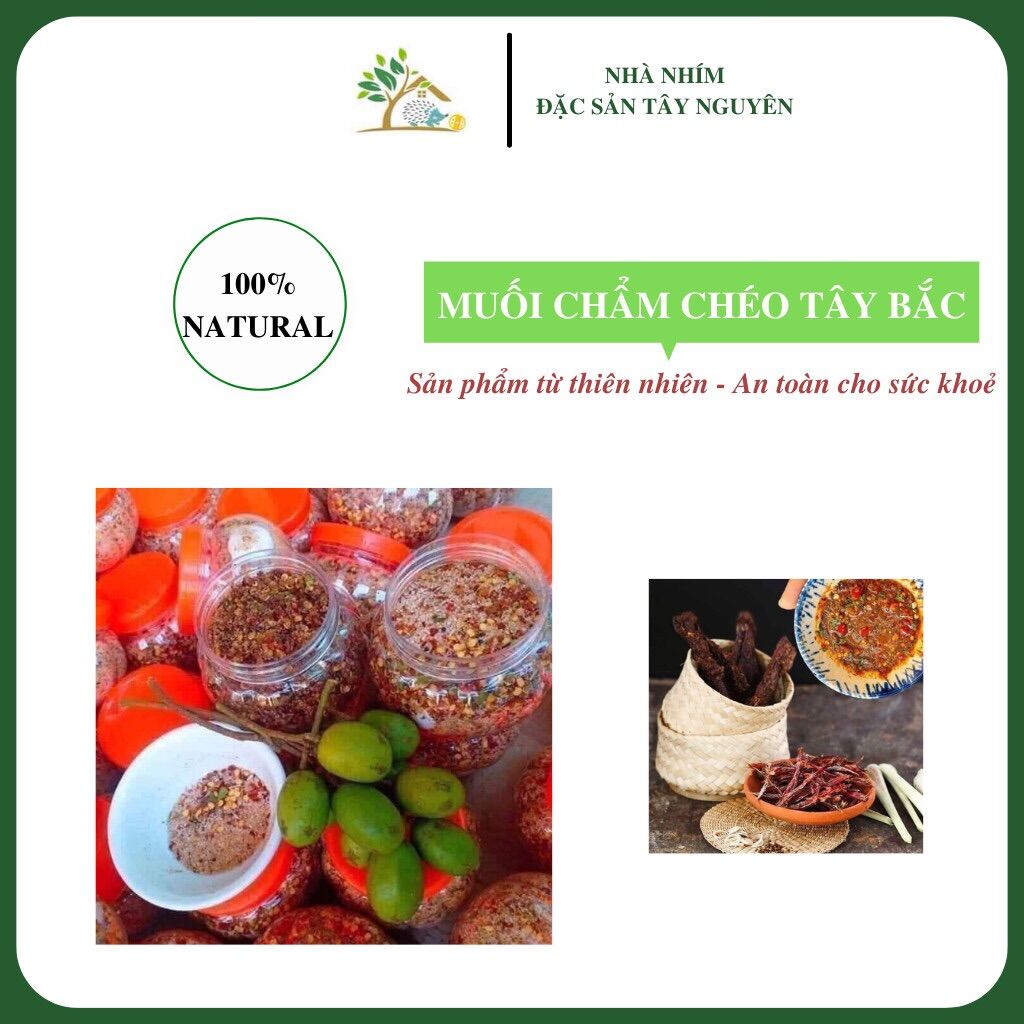 Chẩm chéo tây bắc, muối chấm siêu ngon, thơm