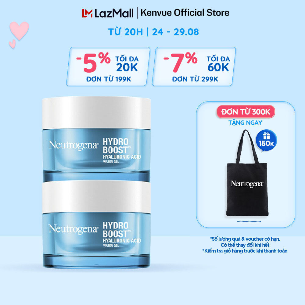 Combo 2 Kem dưỡng cấp ẩm Neutrogena® Hydro Boost Hyaluronic Acid Water Gel 50G